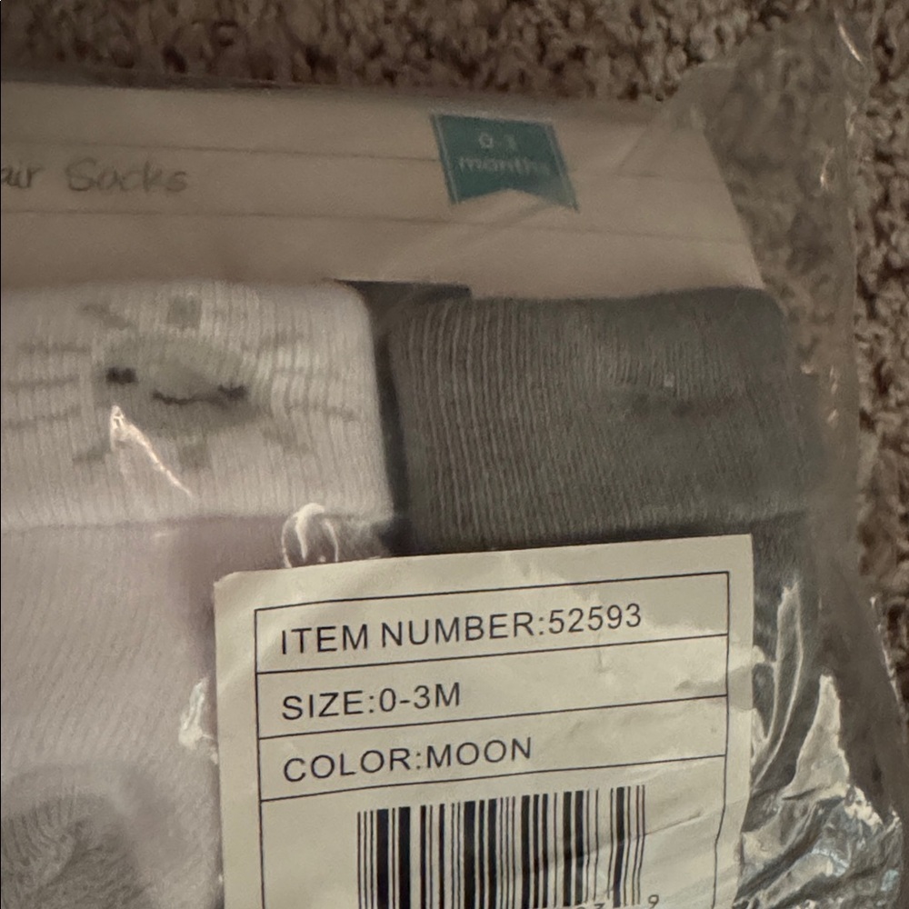 Hudson Baby Moon and Stripes Socks Set - Picture 8 of 8